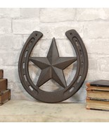 10"W Rustic Cast Iron Cowboy Horseshoe With Western Star Wall Decor Art ... - €26,82 EUR 10"W Rustic Cast Iron Cowboy Horseshoe With Western Star Wall Decor Art ... - €26,82 EUR