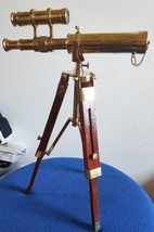 WWII British Royal Navy HMS Prince Of Wales brass telescope 9.5 inch - £209.45 GBP