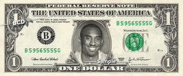 KOBE BRYANT on a REAL Dollar Bill Lakers Cash Money Collectible Memorabilia Cele - £7.12 GBP