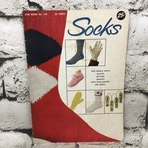 Socks Star Book No. 118 Vintage Paperback Pattern Booklet  - $19.79
