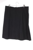 Eileen Fisher L Black Viscose Stretch Crepe Pull-On Skirt - £23.82 GBP