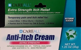 Anti-Itch Cream Insect Bites Sunburn Poison Ivy/Oak 1.25 Oz/Tube - $63.67 MXN