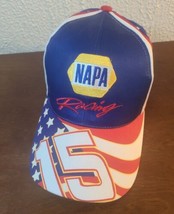 NAPA Racing 15 Michael Waltrip Hat Cap Adjustable VTG New Stars Stripes NASCAR - £9.62 GBP