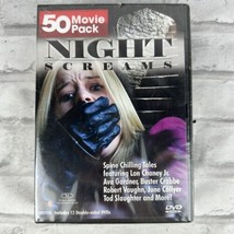 NIGHT SCREAMS : 50 Movie Pack Horror DVD 12 Disc New Sealed Package - £15.88 GBP