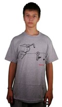 Diamond Supply Co Bolts Heather Gray Or White Short Sleeve Cotton T-Shirt - $37.08