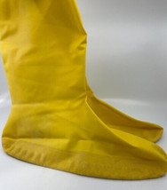 Yellow Hazmat Protective Latex Boot Chemical Safety Shoe Cover 2XL Single or 50/ - £8.06 GBP