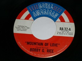 Bobby G. Rice Mountain Of Love Five O&#39;Clock World 45 Rpm Record Royal American - £11.79 GBP