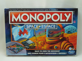Monopoly Space Edition 2021 Board Game Hasbro New Open Box Bilingual Dam... - $19.60