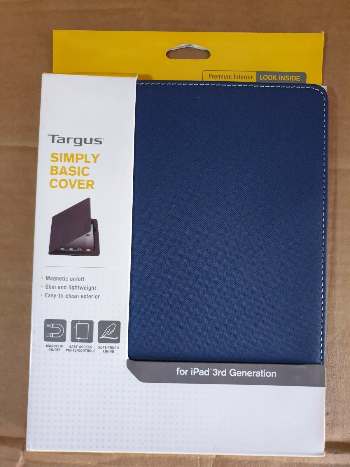 Targus Cover Case for Apple iPad 2 3 4 Generations Blue Magnetic 10 inch... - $4.99