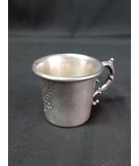 Antique Silverplate Cup Imperial Quadruple Plate With Floral Design Flowers - $180.37 MXN