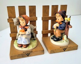 Hummel TMK3 &quot;Good Friends&quot; Pair Bookends  #251/A &amp; 215/B She Loves Me No... - $46.74