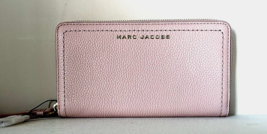 New Marc Jacobs The Groove Zip Around Continental Wallet Leather Peach Whip - £75.69 GBP