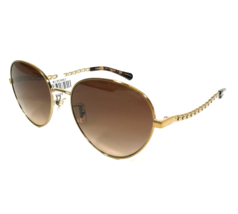 Coach Sunglasses HC7114 L1148 900574 Light Gold Round with Brown Gradient Lenses - £39.07 GBP