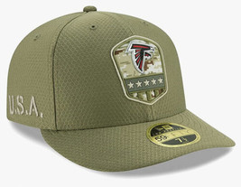 Atlanta Falcons New Era 59FIFTY NFL Cap 7 1/2 Salute to Service Fitted F... - $28.32