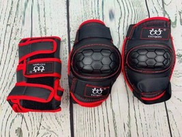 Kids Youth Knee Pad Elbow Pads Guards Protective Gear Set Roller Skates Small - £19.36 GBP