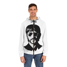 Ringo starr graphic black unisex hoodie beatles members illustrator thumb200
