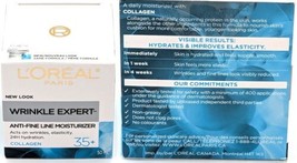 L&#39;Oreal Wrinkle Expert Anti-Fine Line Moisturizer W/ Collagen 35+ 50 ml NIB - £6.55 GBP