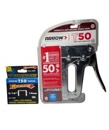 ARROW T50 HEAVY DUTY STAPLE GUN CHROME With ARROW STAPLES PACK  1250 Pcs - €19,92 EUR
