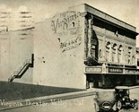 Virginia Theater Street Vista Auto Vallejo California Ca 1921 Cartolina - $12.24