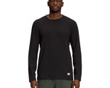 The North Face Mens Slim Fit Terry Long Sleeve Crewneck T-shirt TNF Blac... - $34.99