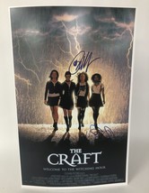 Rachel True &amp; Robin Tunney Signed Autographed &quot;The Craft&quot; 11x17 Movie Po... - £70.88 GBP