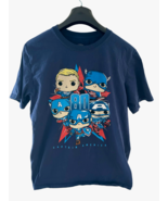 Captain America Marvel T Shirt-Medium - $14.84