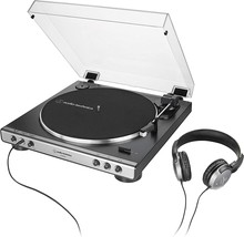 Audio-Technica At-Lp60Xhp Fully Automatic Belt-Drive Turntable And Headphone - £203.80 GBP