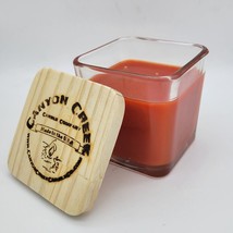 NEW Canyon Creek Candle Company 14oz Cube jar COCONUT MANGO scented Handmade! - £21.97 GBP