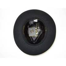 Bruno Capelo Hat Australian Wool Fedora Pinch Front Milan Snap Brim Mi500 Black image 6