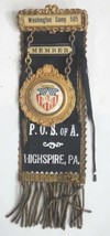 1894 antique POS of WASHINGTON CAMP 505 highspire pa Whitehead Hoag 7.75... - £97.47 GBP