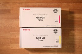 Lot Of 2  Canon GPR-28 MY Toner Color iR C1022 Series  1658B004[BA] 1657... - $118.80