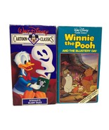 Lot of 2 Disney Classics Donald&#39;s Scary Tales Winnie The Pooh Blustery D... - $23.75