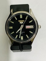 Seiko 5 Automatic Gents Auto Watch (REF#-SE-76) 1970s Spares or Repairs - £14.02 GBP