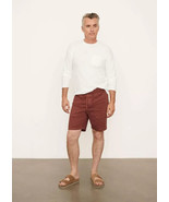 Vince Men&#39;s Garment Dye Canvas Shorts in Dk Burnt Fig-Size Large - €85,24 EUR