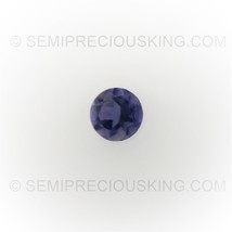 Natural Iolite Round Facet Cut 4X4mm Zaffre Blue Color VVS Clarity Loose Gemston - £4.06 GBP