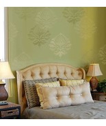 Damask Stencil Katie&#39;s Brocade MED - reusable stencils for walls, fabric... - $60.36 CAD