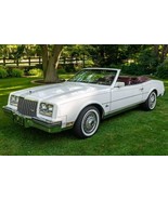 1983 Buick Riviera convertible white | POSTER 24 X 36 INCH | Vintage cla... - £17.72 GBP