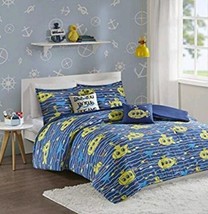 Urban Habitat Queen Comforter Set Ocean Submarine Kids Decorative W/ Pillows New - £63.30 GBP