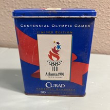 Rare Vintage 1996 Olympics Atlanta Centennial Games Bandaid Curad Tin Box - £7.01 GBP