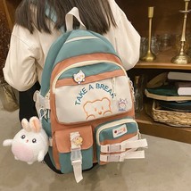 Large Capacity BackpaFor Women Japanese Schoolbag Kawaii Student Multi-color Bag - £43.65 GBP