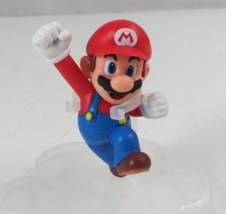 Jakks Super Mario World of Nintendo Jumping Mario 2.5&quot; Collectible Mini ... - $5.93
