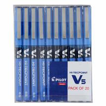 Pilot V5 Roller Ball Pen Pack of 20 (Blue Ink) - £28.56 GBP