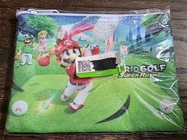 Official Nintendo Mario Golf Super Rush Zipper Pouch Target Exclusive Ba... - $184.76 MXN