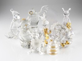 Lot of 8 Retired Disney Lenox Winnie the Pooh Crystal Figurines, Retired, Great! - $831.60