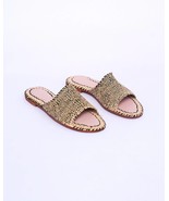 Tropical Raffia Sandals - Handmade Women&#39;s Summer Footwear - Vacation Es... - £35.39 GBP