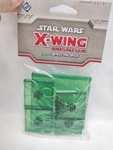 Star Wars X-Wing Miniatures Game Green Bases And Pegs - $24.74