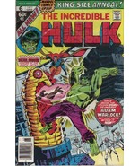 The Incredible Hulk Annual #6 Comic Book - $33.63 CAD