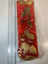 Vintage Newberry Christmas Violin Ornament-NEW 13” Sealed Merry Christmas’ - $18.69