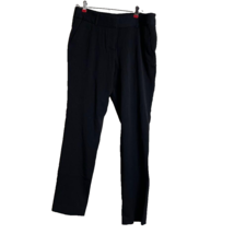 Michael Kors Straight Leg Knit Trouser Dress Pants Black Women&#39;s Size 8 ... - $13.96