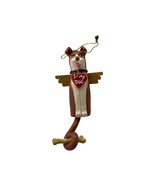 Great Dane I Heart Love My Dog Ceramic Bell Bone Knocker Christmas Tree ... - $19.79